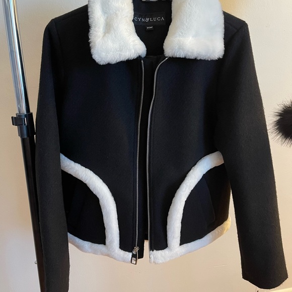 CYN&LUCA black short coat size S - Picture 1 of 6